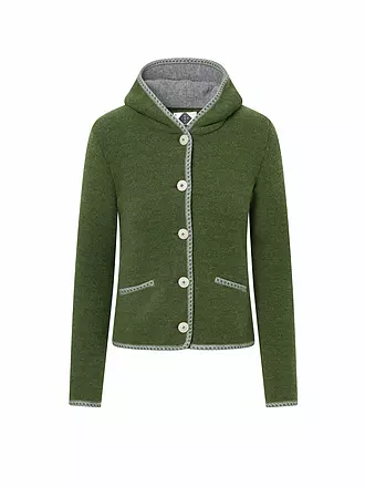 STAPF | Gilet tricoté traditionnel MALWINE | dunkelgrün